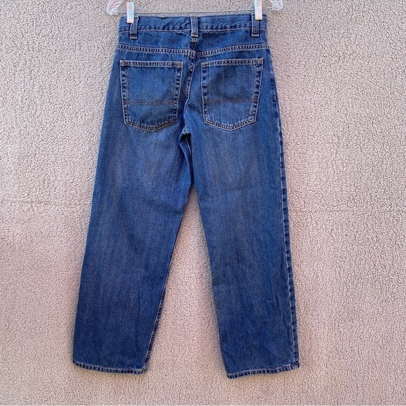 Old Navy Kids Loose Ample Lennon Wide Leg Adjustable Jeans Sz 14 - Picture 6 of 12